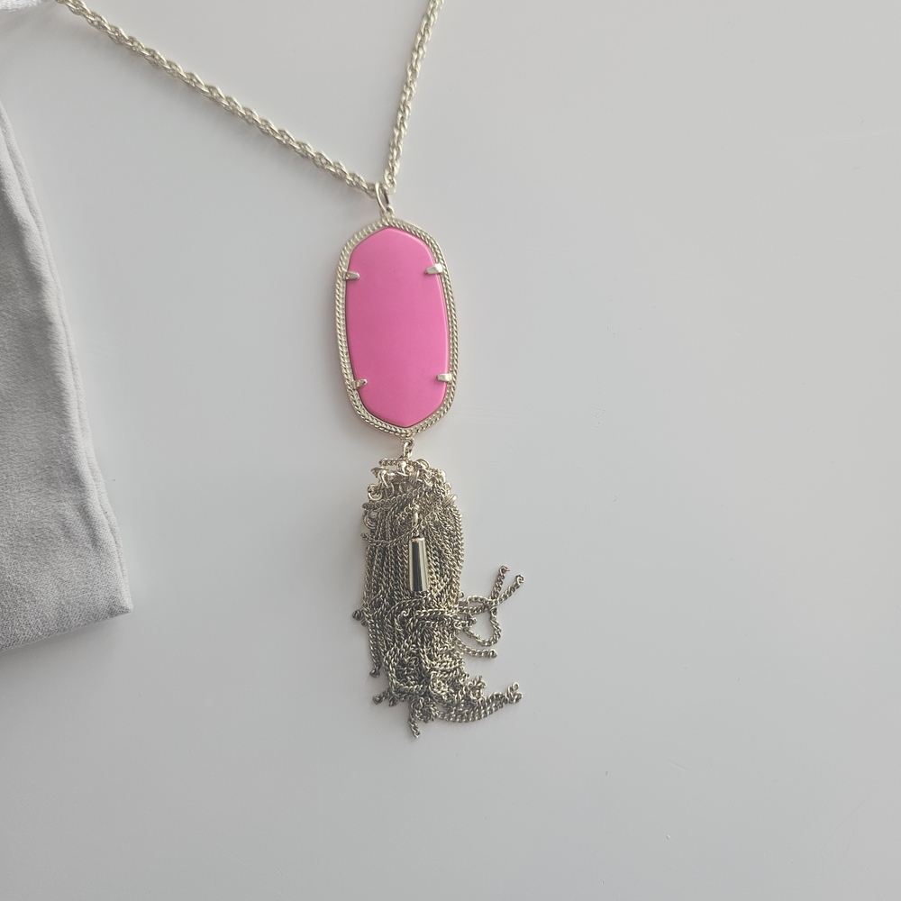 Elegant Pink Pendant Necklace